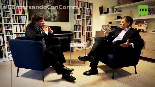 Russia Today aplaude el hackeo de TVE para emitir una entrevista suya con Puigdemont