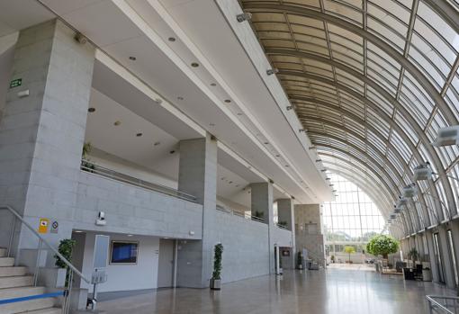 Imagen del hall del Palau de la Música de Valencia