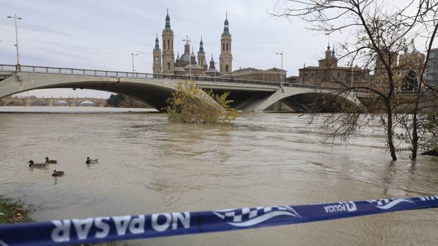 Alerta de inundaciones en la cuenca del Ebro por la borrasca Elsa