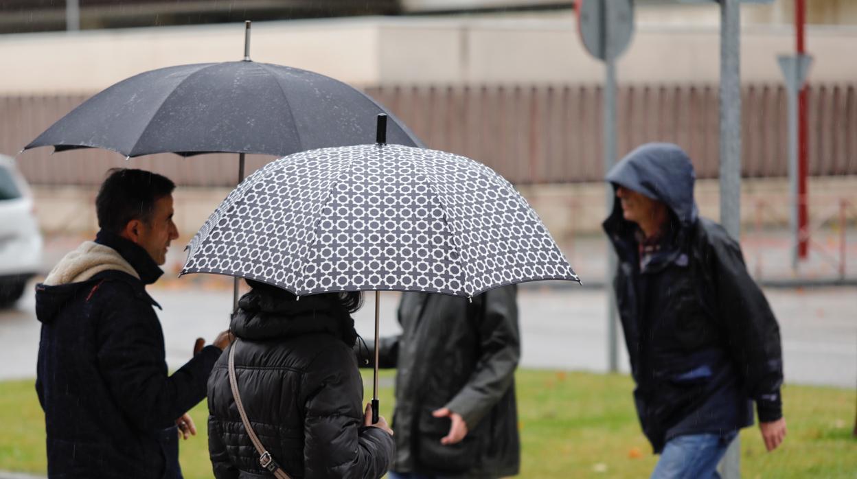 Lluvia en Valladolid