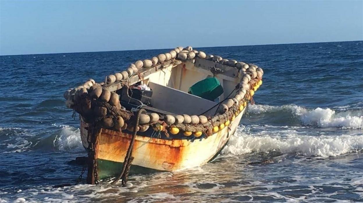 Una patera en Gran Canaria estos días