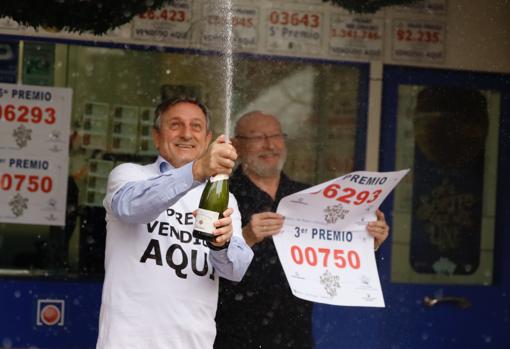 Además de parte del tercer premio, en Zaragoza también ha tocado un pellizco de uno de los quintos