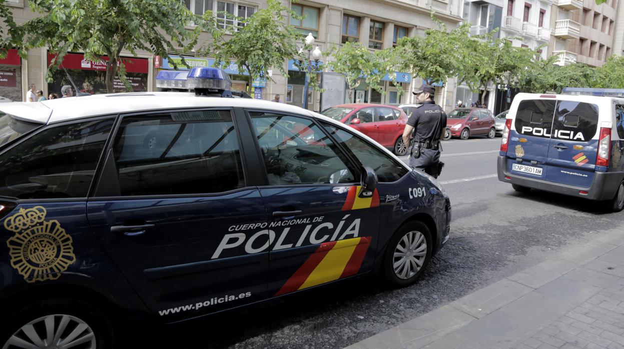 Imagen de archivo de efectivos de la Policía Nacional