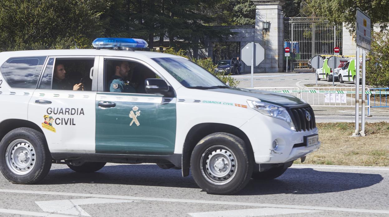 Un coche de la Guardia Civil