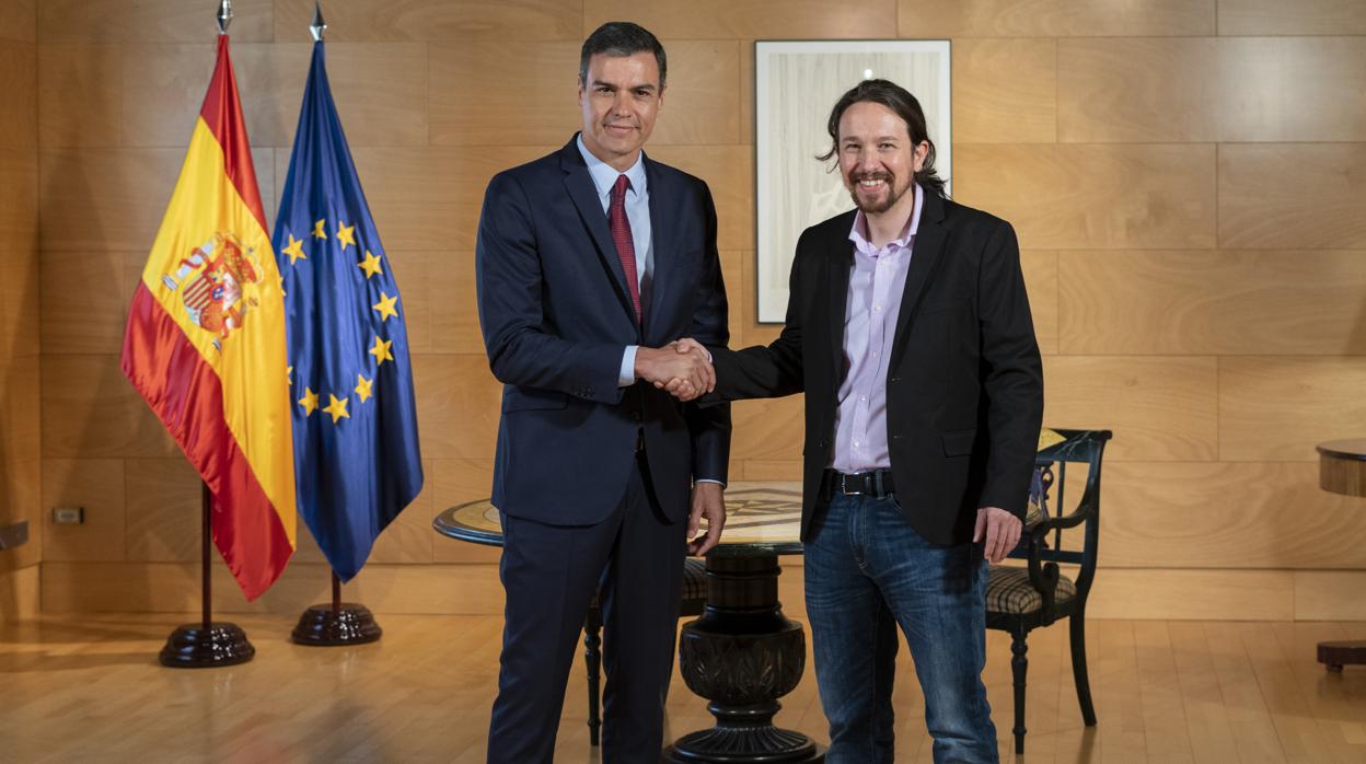 Pedro Sánchez y Pablo Iglesias presentan su programa de gobierno