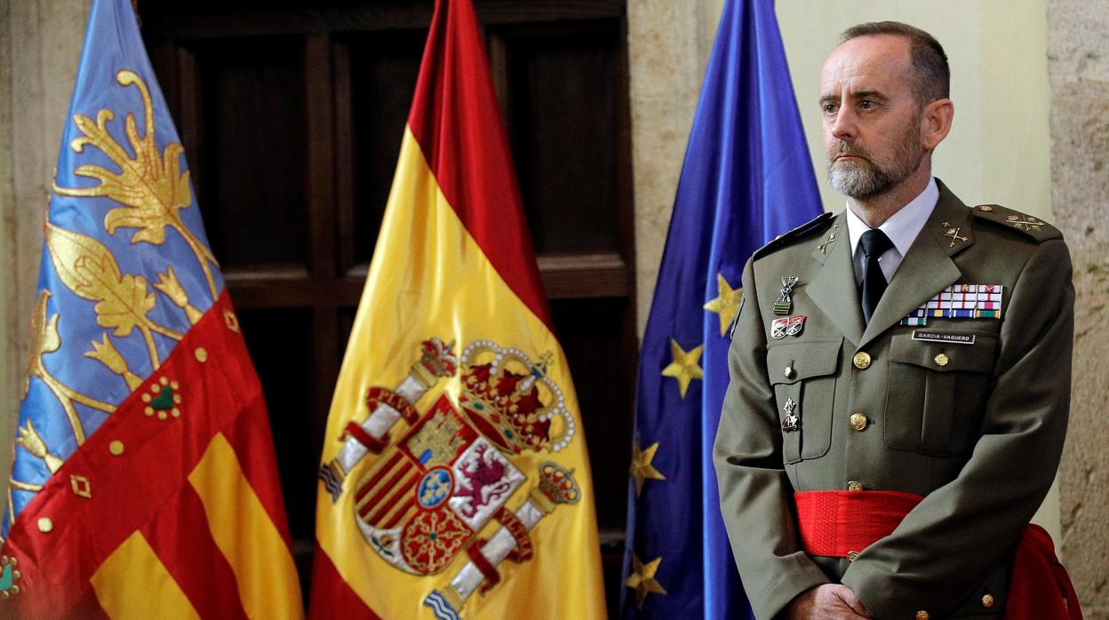 Imagen del teniente general Fernando García-Vaquero, nuevo jefe del Cuartel General Terrestres de Alta Disponibilidad