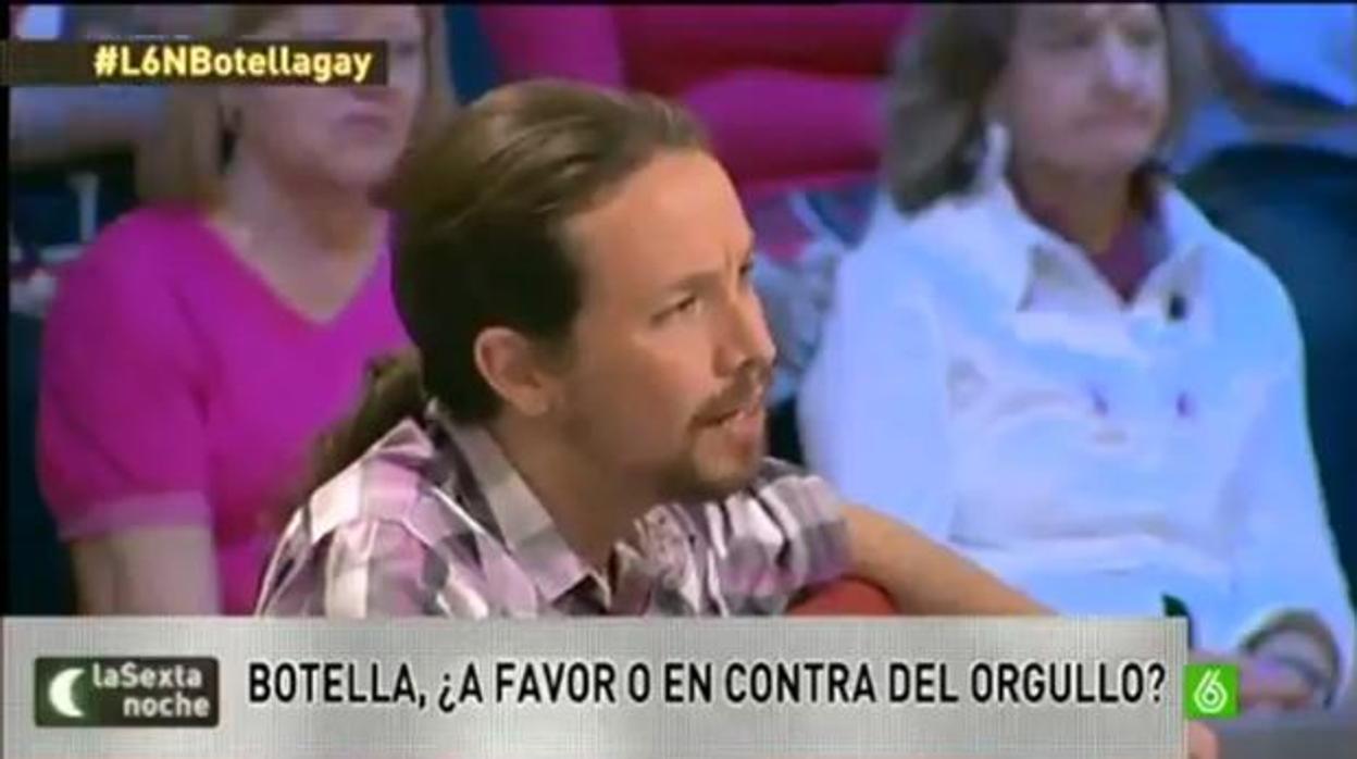 Pablo Iglesias durante su intervención en el programa