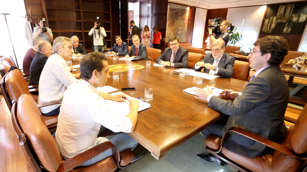 Reunión del Consejo del Diálogo Social el pasado mes de julio