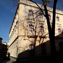 Este edificio albergó el hotel Castilla en la plaza de San Agustín