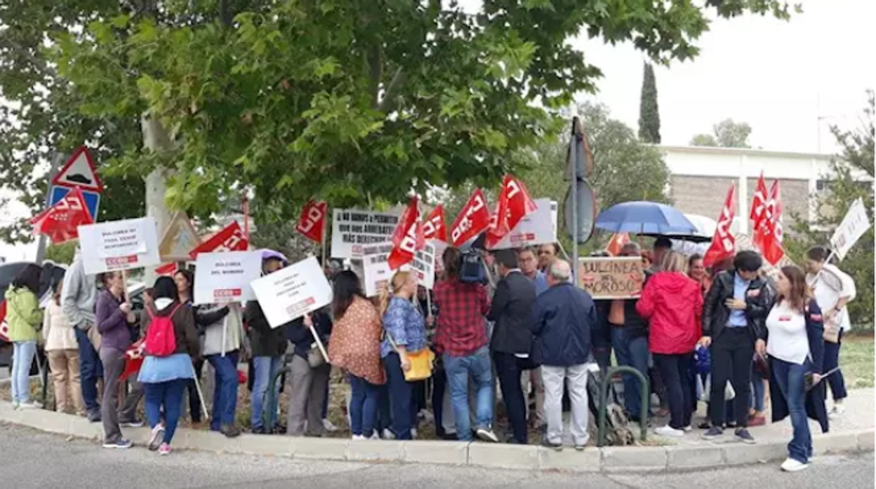 Imagen de una protesta anterior