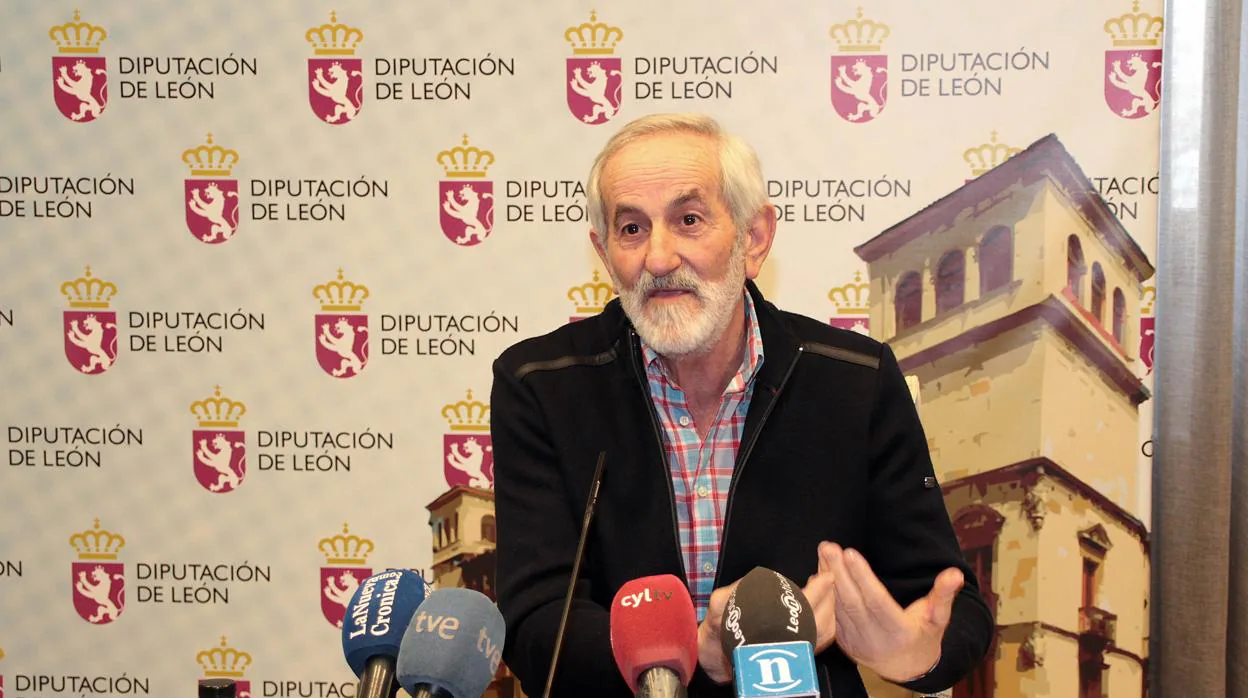 El portavoz de UPL en la Diputación de León, Matías Llorente