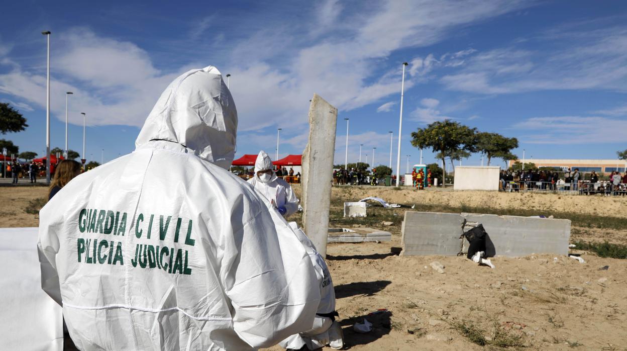 Imagen de archivo de un agente de la Policía Judicial de la Guardia Civil en Alicante