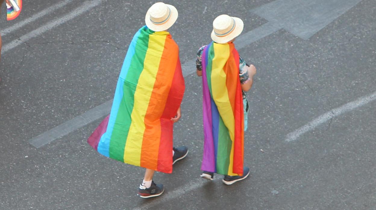 Imagen de archivo de la manifestación a favor del colectivo LGTBI