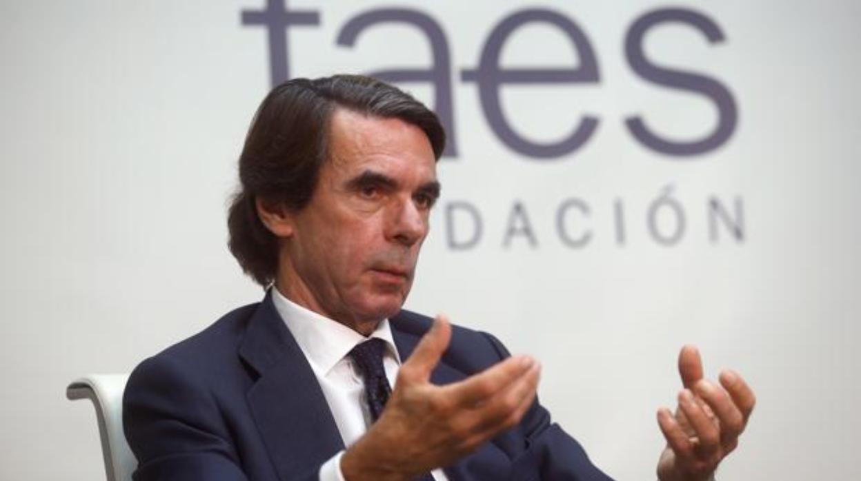 El presidente de FAES, José María Aznar