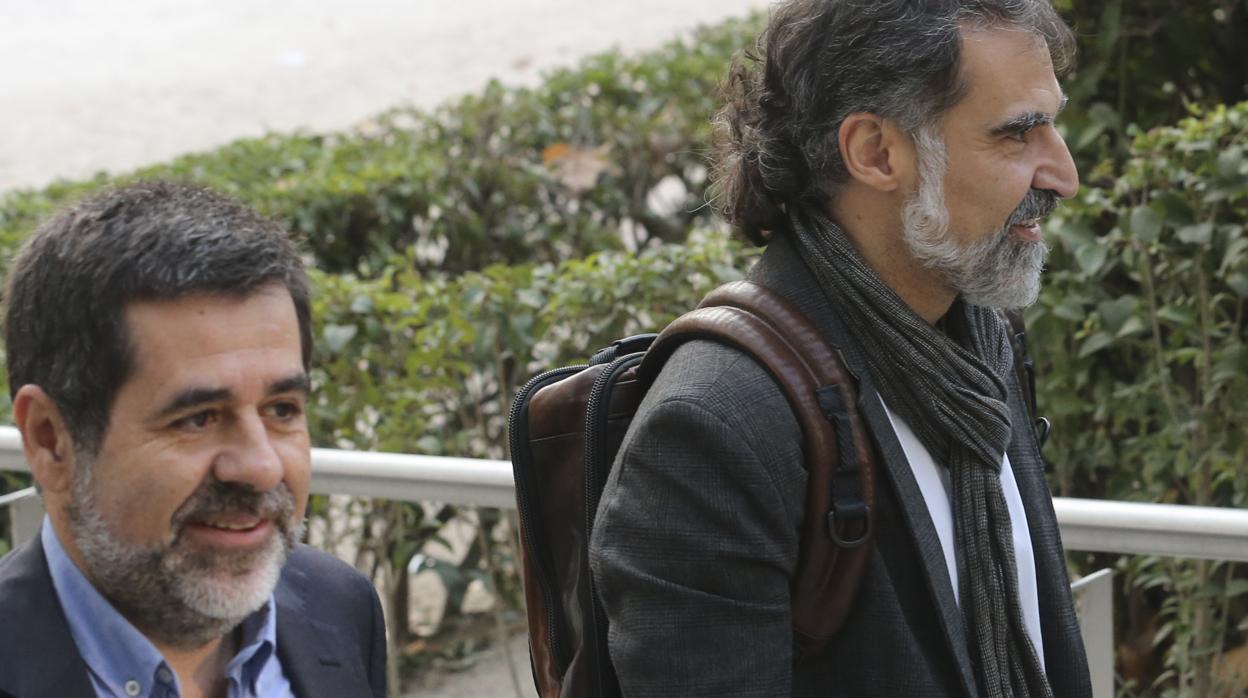 Jordi Sànchez y Jordi Cuixart, en una imagen de archivo