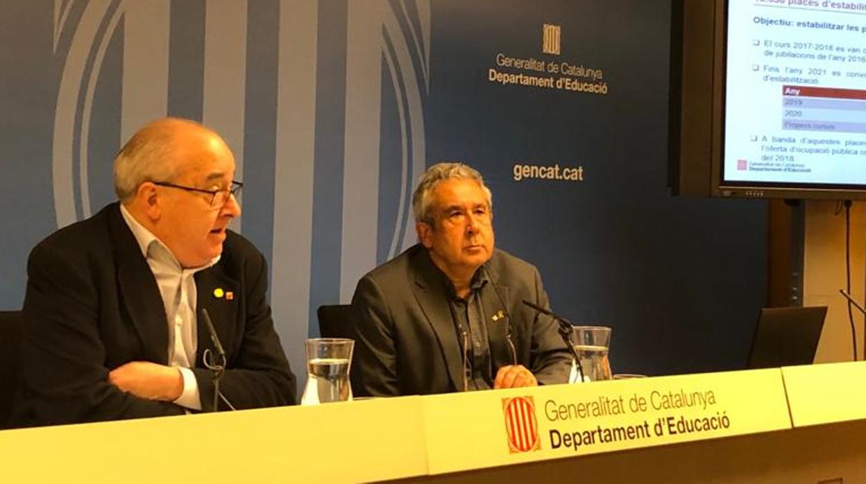 El consejero catalán de Educación, Josep Bargalló