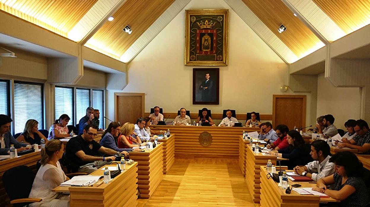 Imagen de archivio de un pleno del Ayuntamiento de Ciudad Real