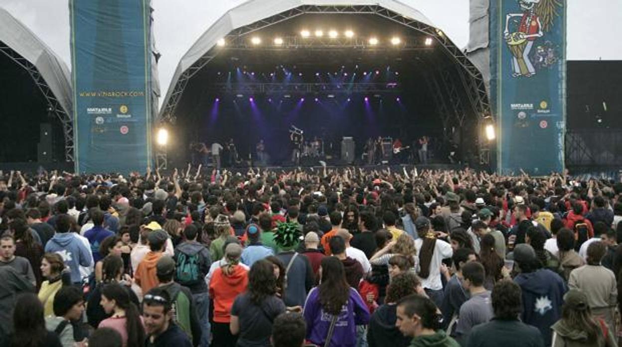 Imagen de archivo de una edición anterior del festival Viña Rock, en Villarrobledo (Albacete)