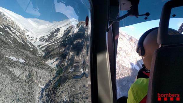 Cinco montañeros heridos, uno de ellos de gravedad, al caer durante una travesía en el Pirineo de Girona