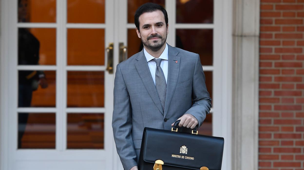 El Ministro de Consumo, Alberto Garzón