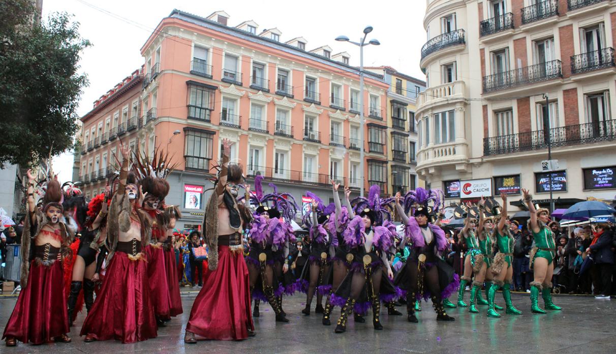 La plaza de Callao, uno de los escenarios de las coreografías del carnaval