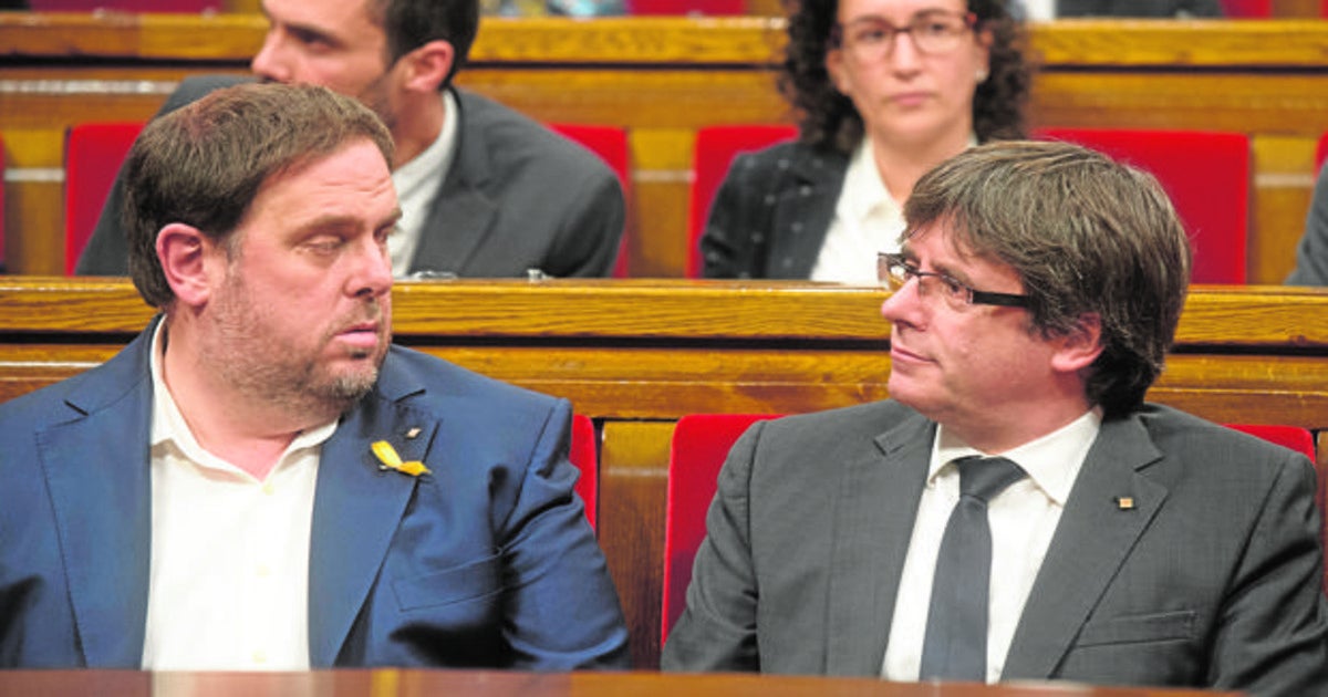 Junqueras y Puigdemont