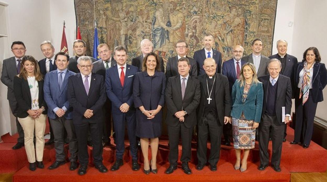 El convenio con la Fundación Catedral de Burgos se firmó en 2018 en el Palacio de Fuensalida