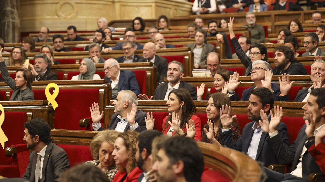 Pleno del Parlament de Cataluña