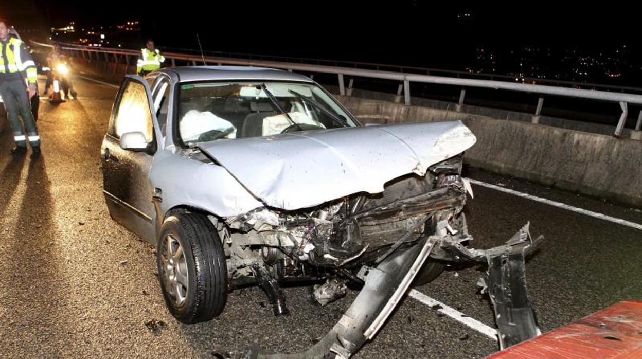 Accidente en Salceda de Caselas, en una imagen de archivo