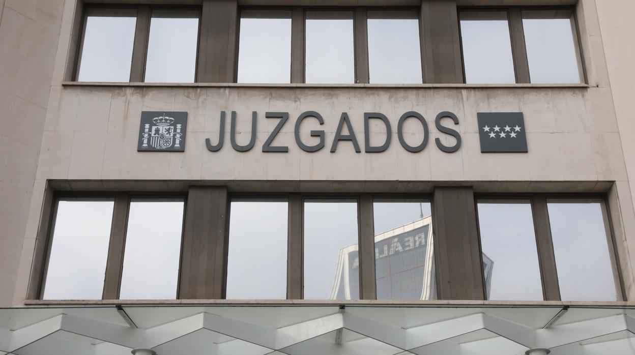 Vista exterior de los Juzgados de plaza de Castilla, en una imagen de archivo