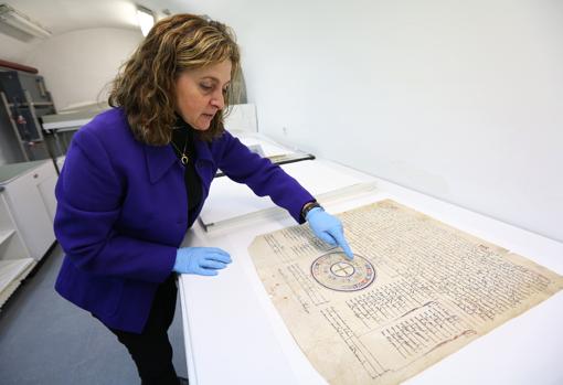 La directora del Archivo Histórico de la Nobleza, Aránzazu Lafuente