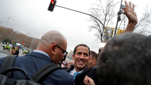 Sigue en vídeo los actos de Juan Guaidó en Madrid