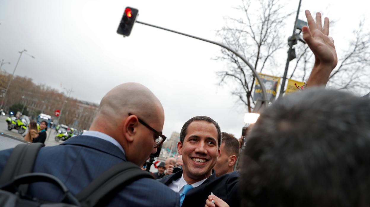 Sigue en vídeo los actos de Juan Guaidó en Madrid