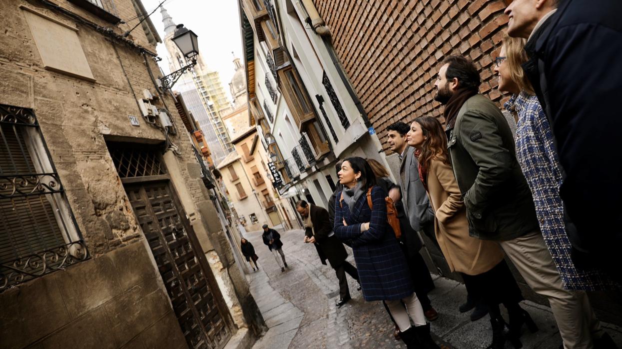 Andrea Levy, el miércoles, en Toledo