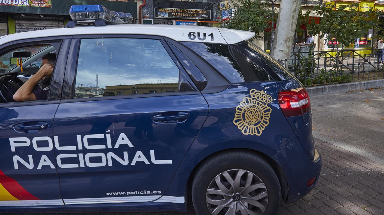 Un coche de la Policía Nacional