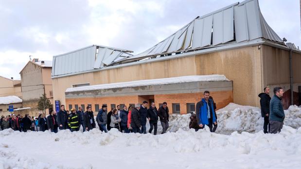 Granjas arruinadas y edificios hundidos: el devastador panorama que ha dejado la borrasca Gloria en Aragón