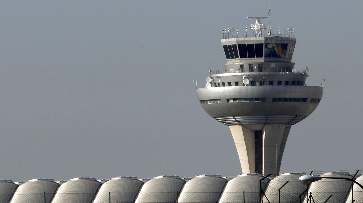 La torre de control de la T-4 del aeropuerto de Barajas