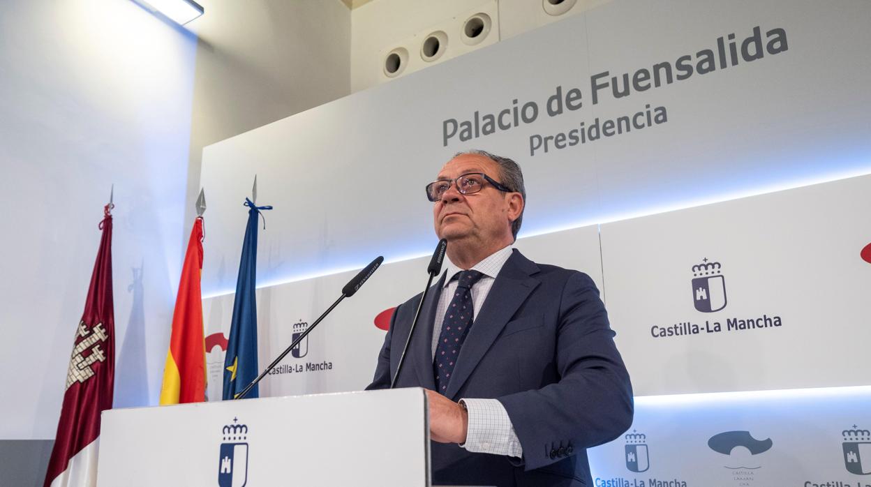 El consejero de Hacienda y Administraciones Públicas de Castilla-La Mancha, Juan Alfonso Ruiz Molina