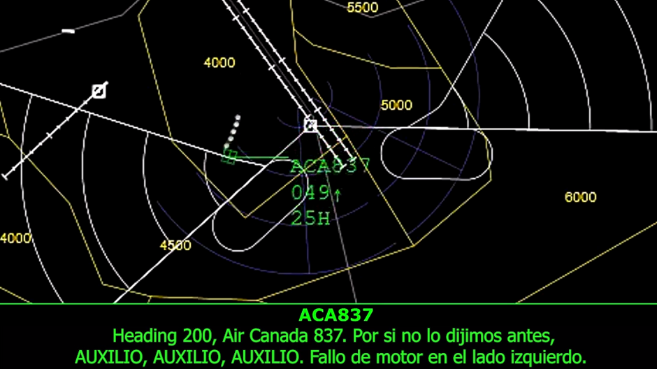 Así fueron las conversaciones entre el vuelo de Air Canada y la torre de control antes del aterrizaje forzoso