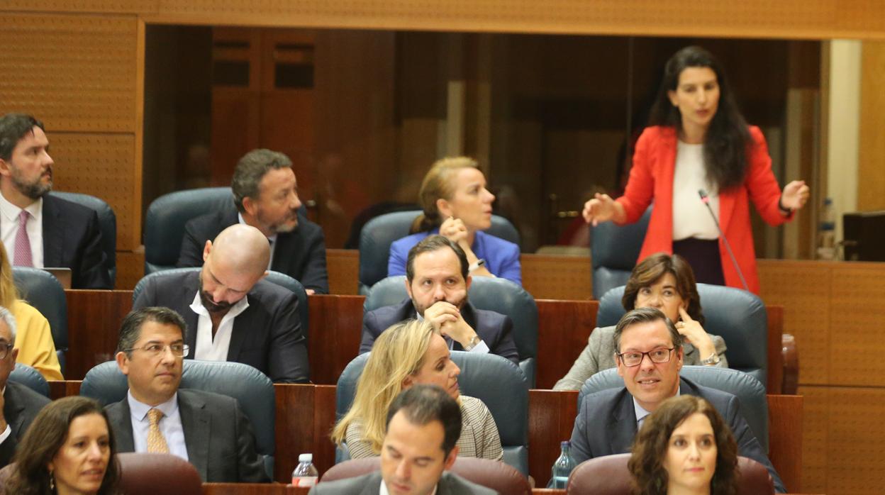 Pleno en la Asamblea de Madrid