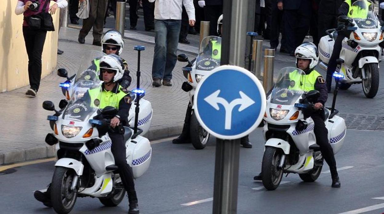 Policías locales de Benidorm