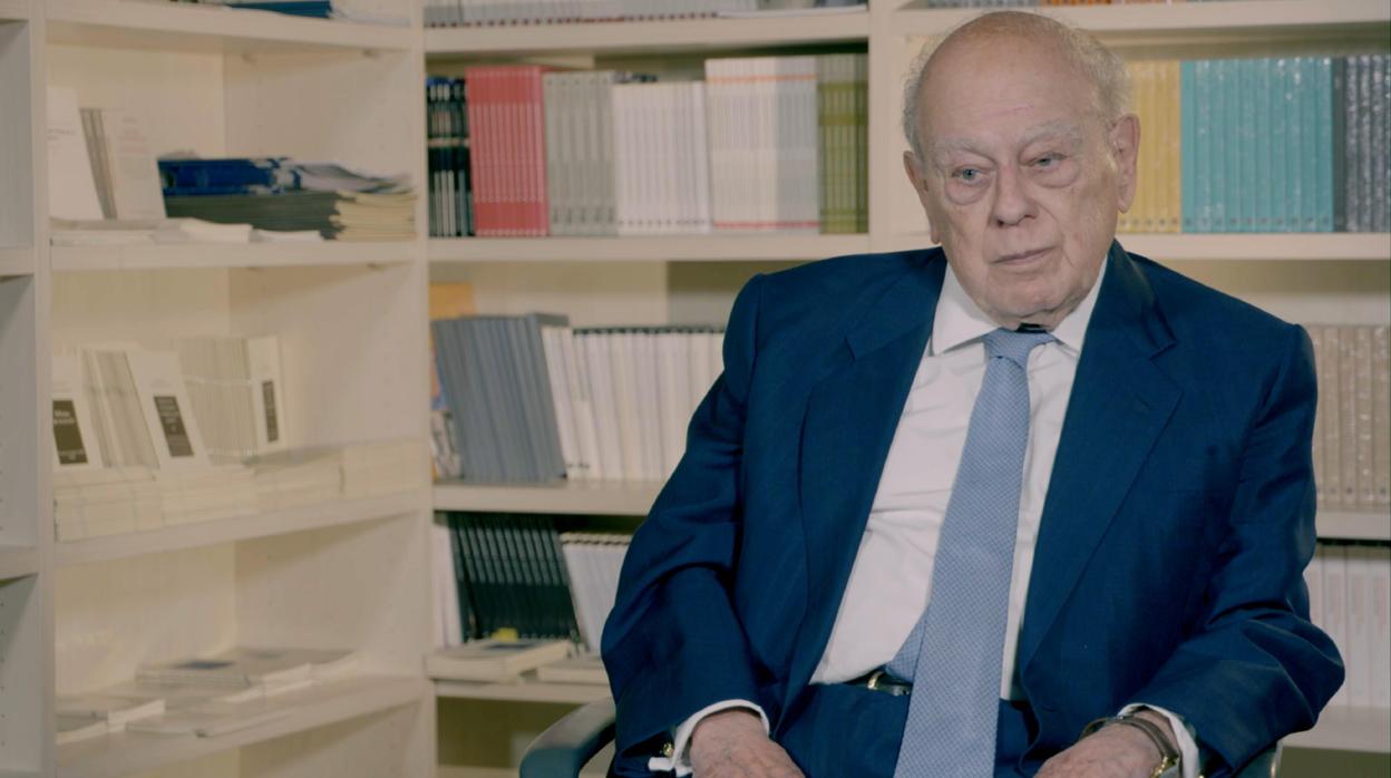 El expresidente Jordi Pujol en una entrevista con TV3