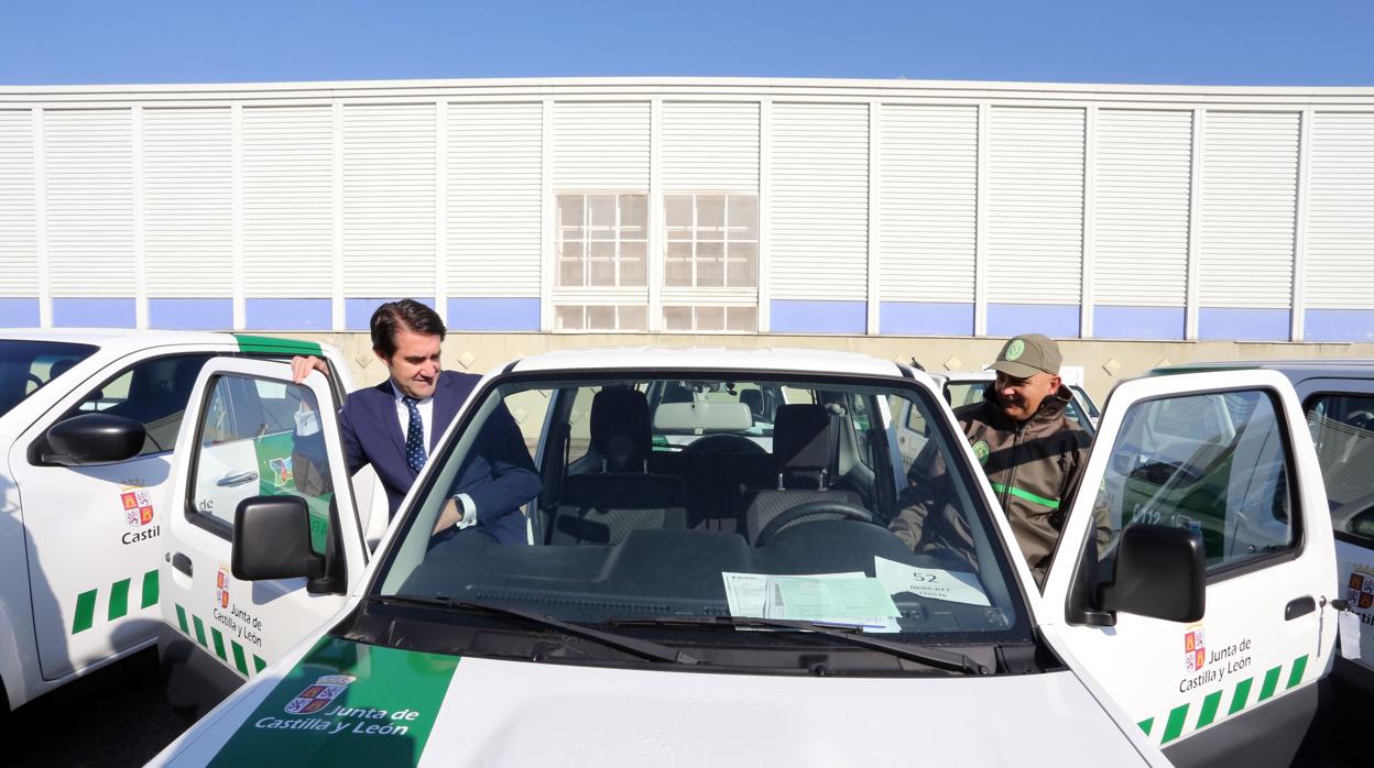 Suárez-Quiñones, durante la presentación de vehículos todoterreno de la Junta, en una imagen de archivo