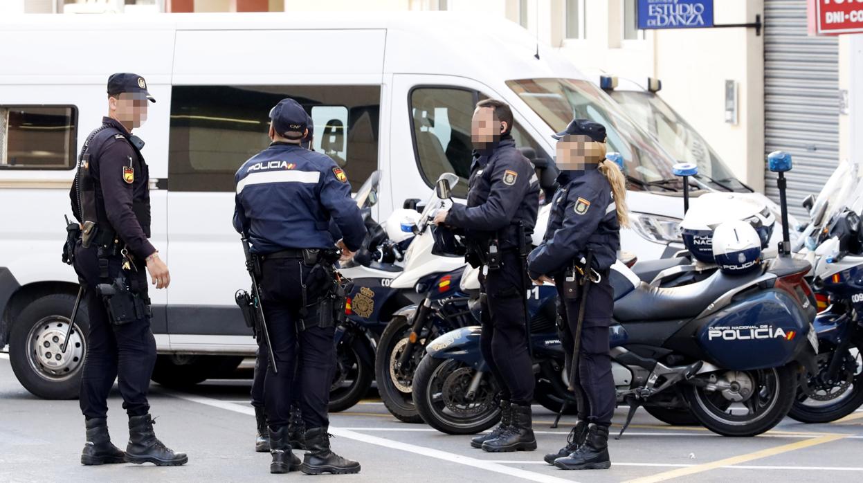 Agentes de la Policía Nacional, en una imagen de archivo