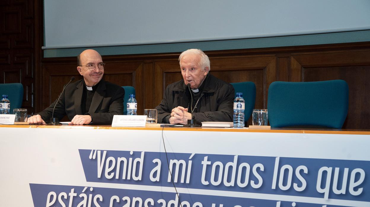 El cardenal Cañizares, durante el encuentro de pastoral de los enfermos