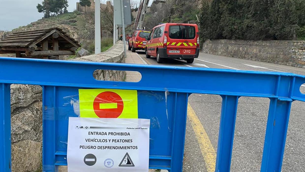 La zona entre el puente de Alcántara nuevo y el antiguo estará cortada hasta la finalización de trabajos