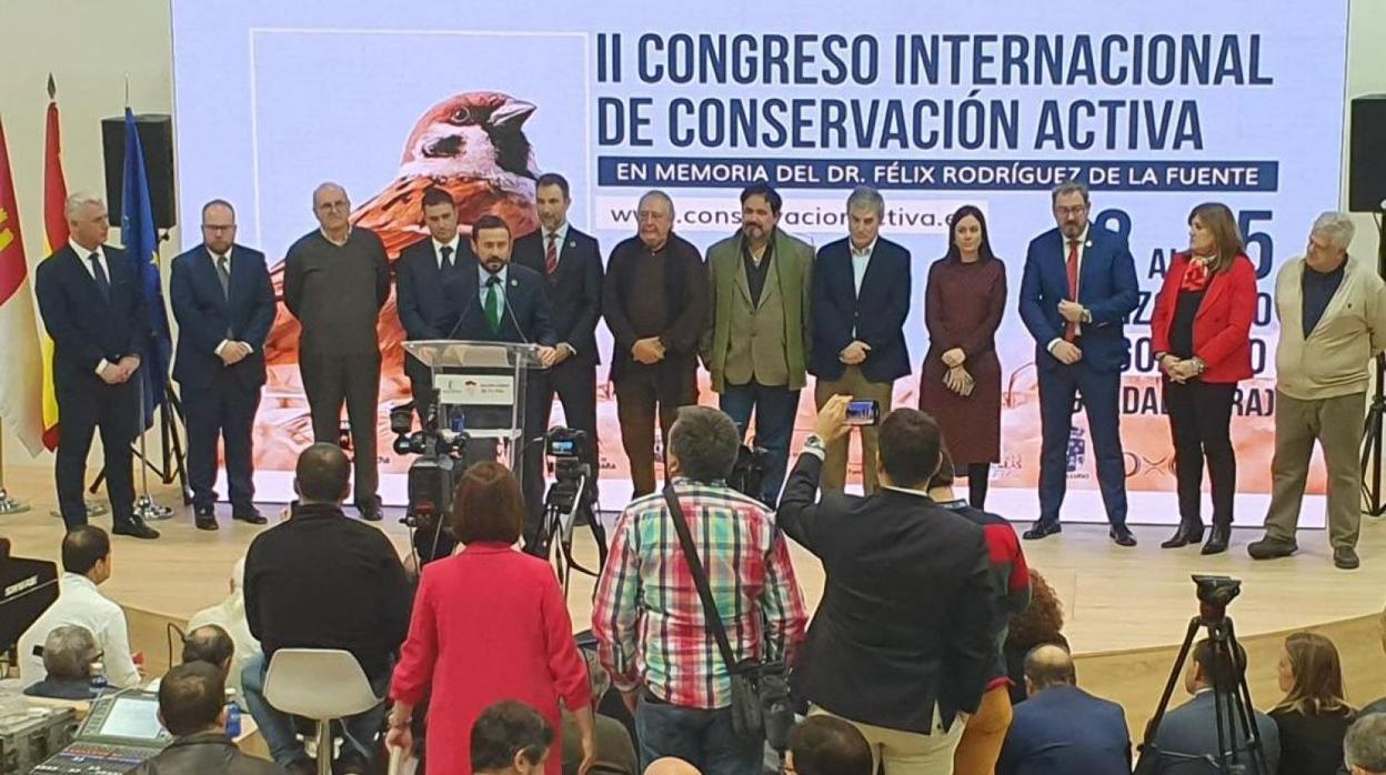 Presentación del II Congreso Internacional de Conservación Activa, que se iba a celebrar en Cogolludo