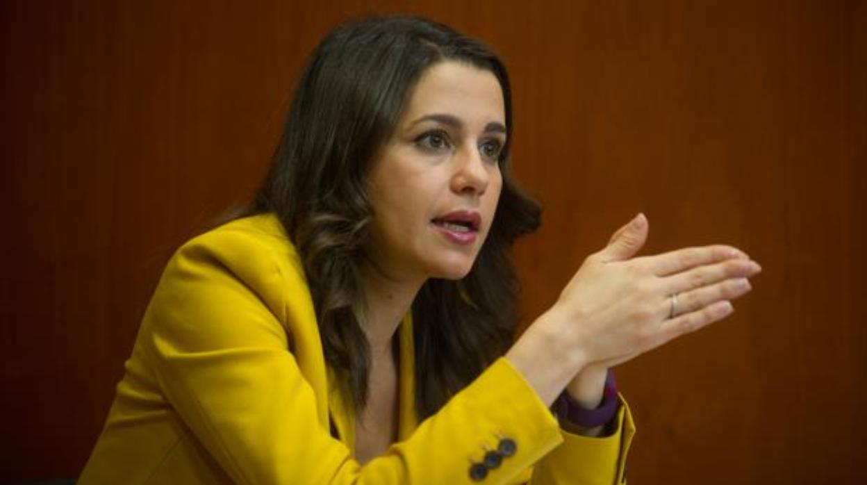 Arrimadas, en una entrevista con ABC