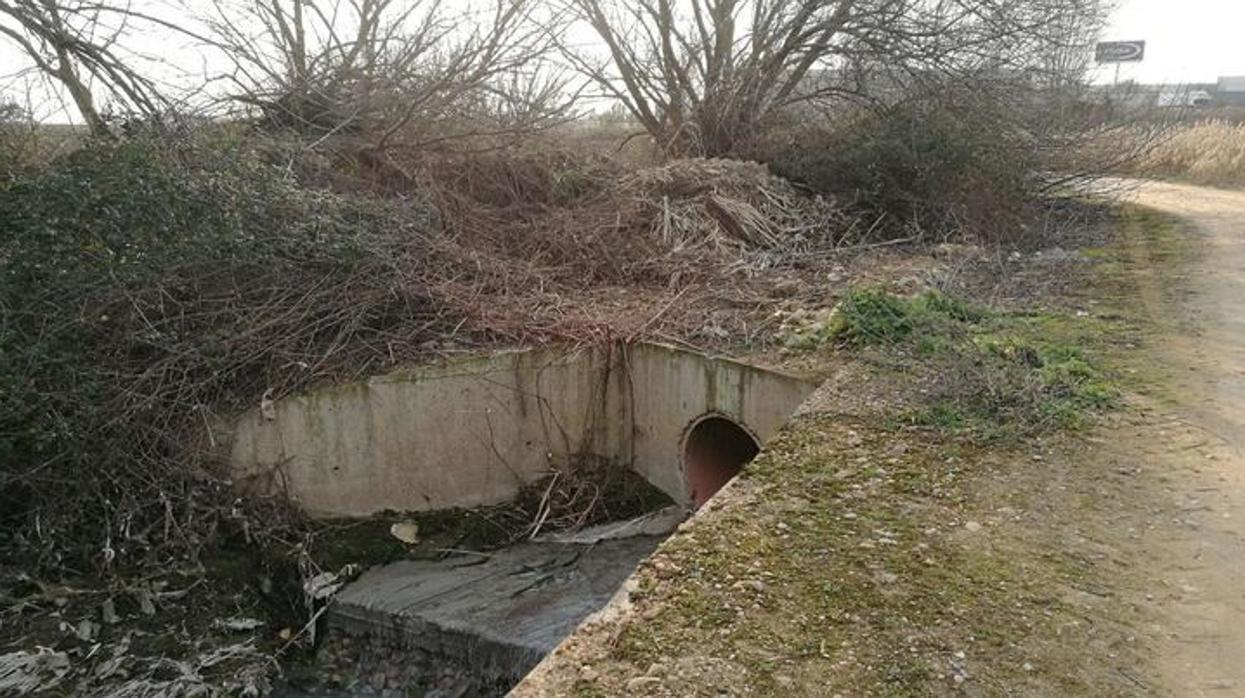 Imagen de un colector de aguas residuales