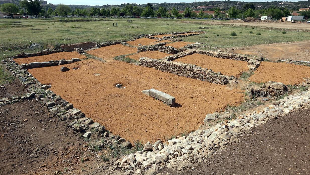 Algunos de los restos arqueológicos aparecidos en la Vega Baja de Toledo